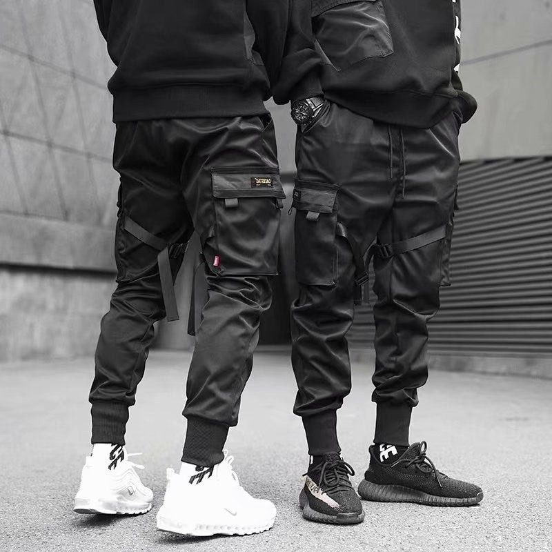 Ribbons Mens Cargo Joggers Streetwear