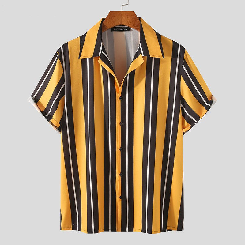 Black and Yellow Summer Shirt