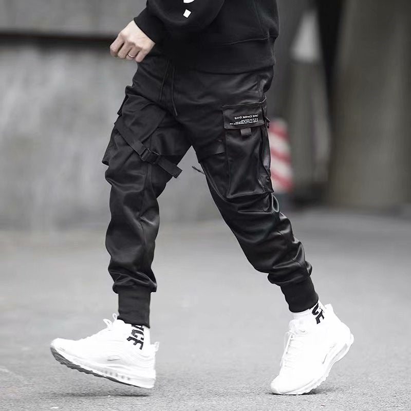 Ribbons Mens Cargo Joggers Streetwear