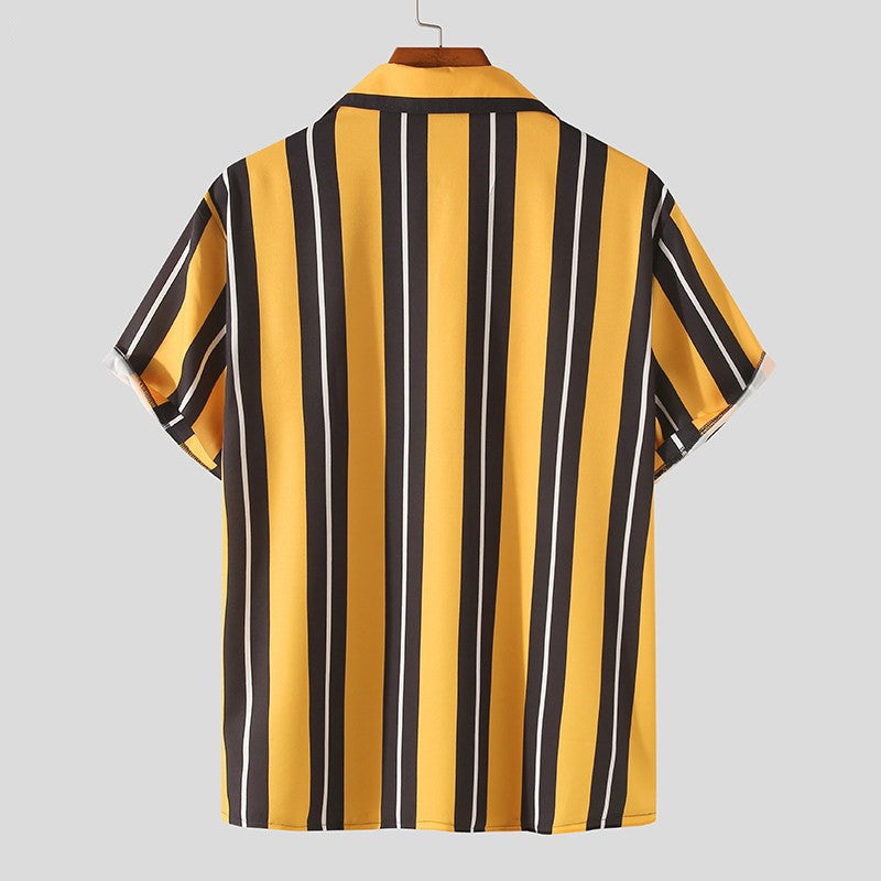 Black and Yellow Summer Shirt