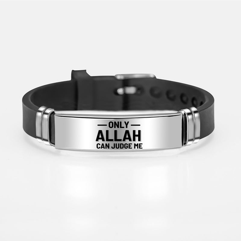 Islam Stainless Steel Silicone Bracelet Bangle